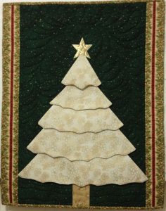 Dimensional Christmas Tree Quilt