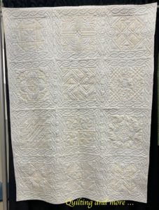 First quilt, a sampler